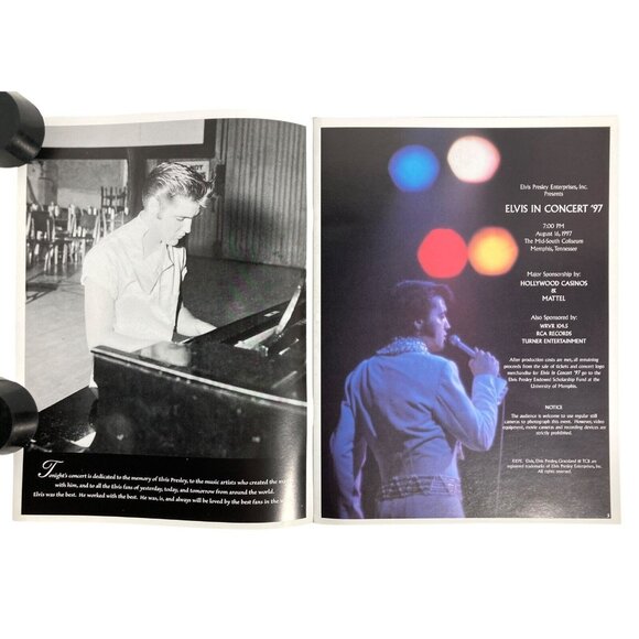 Elvis The Concert 1998 Tour / Elvis In Concert 97 (2) Program Books Memphis + - Picture 11 of 16